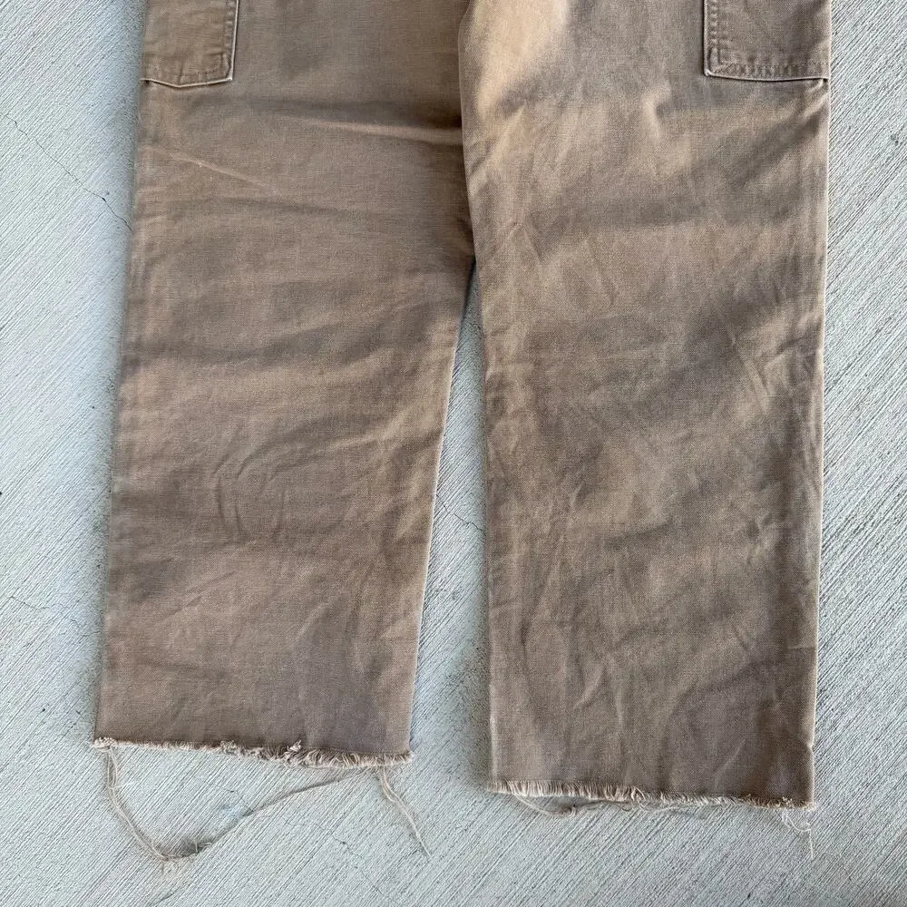 Carhartt faded brown double knee work wear carpenter pants